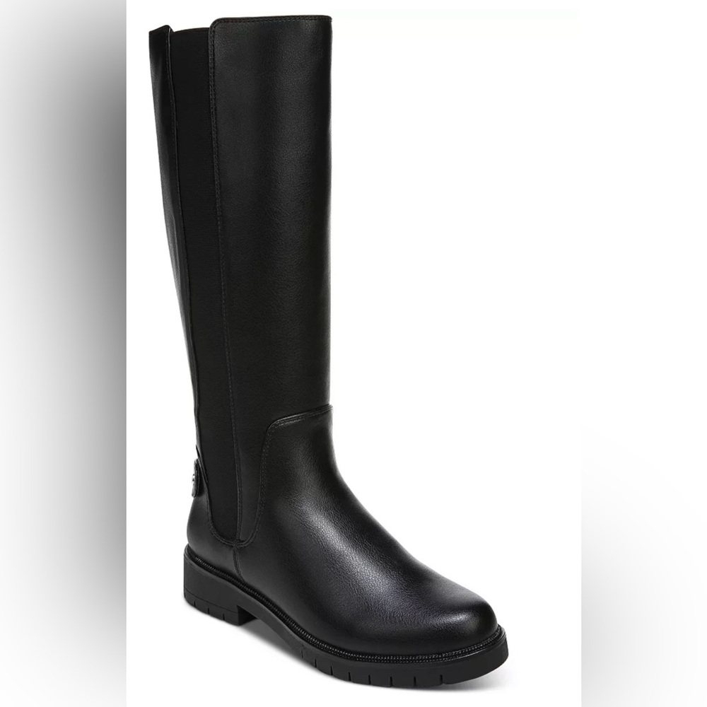 Style & Co Gwynn Lug Sole Knee High Boots Women’s Fashion Shoes Black 6 M